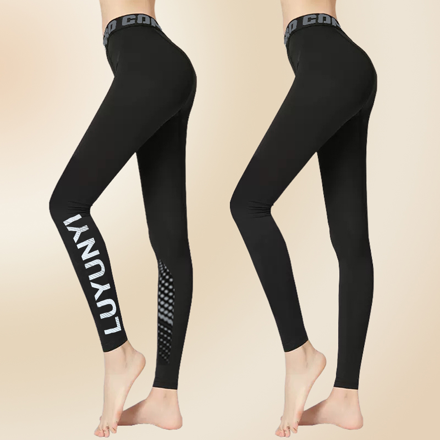 瑜伽裤女运动健身打底跑步压缩