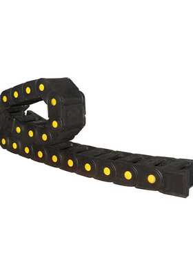 link cnc 雕刻机黄扣半封闭方接头尼龙拖链1米