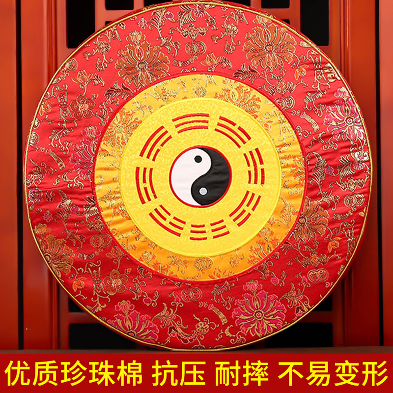 拜垫跪垫莲花蒲团拜垫家用加厚优质珍珠棉拜垫莲花缎面打坐禅修垫