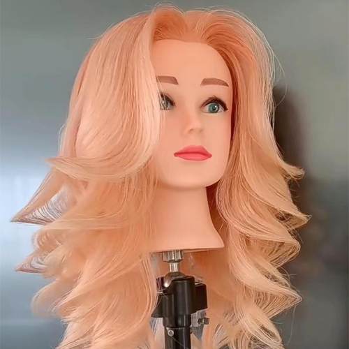 【折扣价】20英寸可烫染白色头模教习头