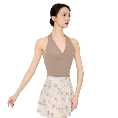 vonsu梵舒芭蕾舞练功服挂脖体服