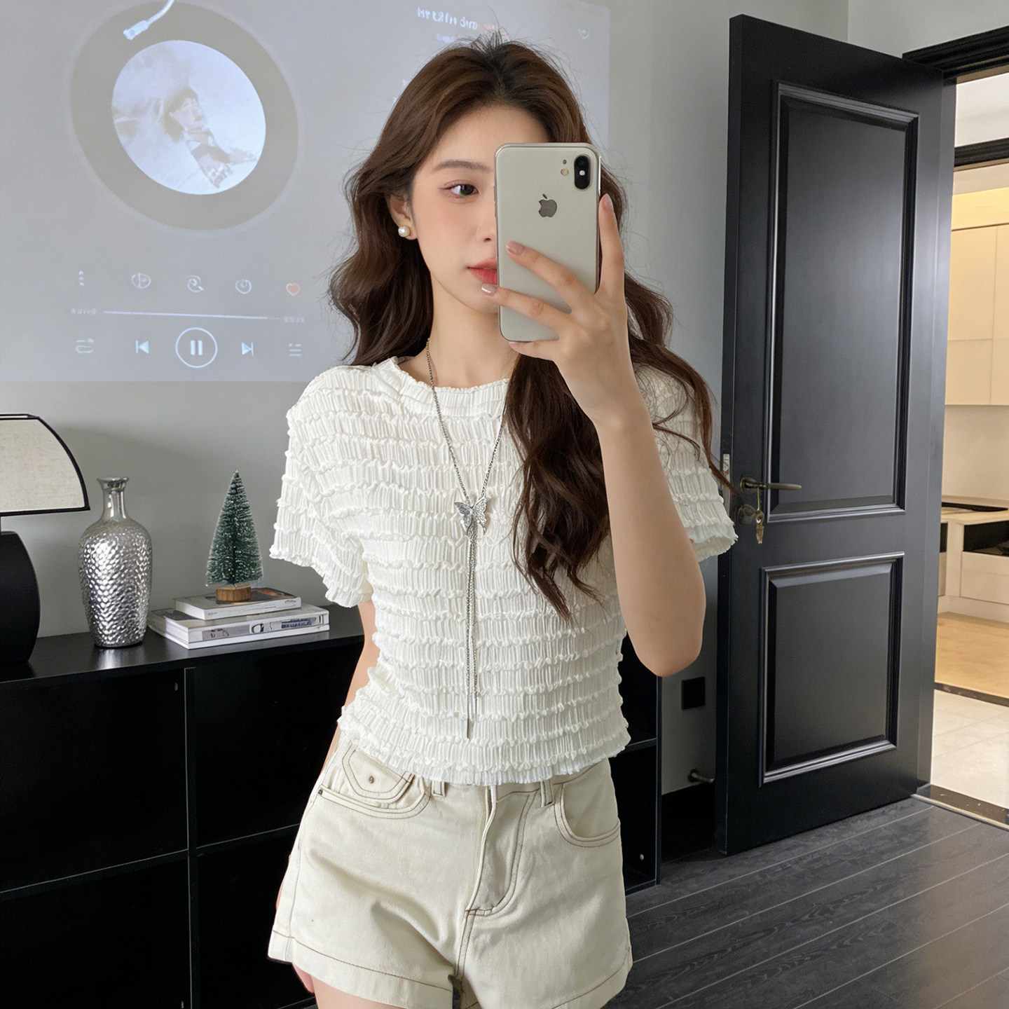 YanHe 牛仔裤短裤女2026新款夏季热裤小个子显瘦高腰辣妹休闲百搭