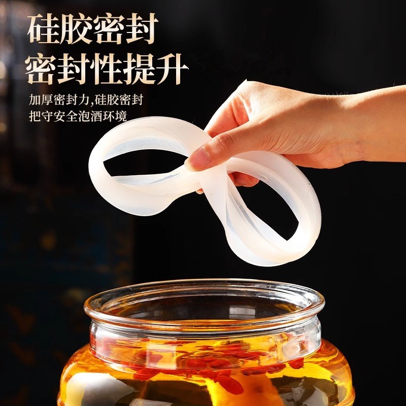 玻璃泡酒瓶10斤15斤25斤40斤家用泡酒瓶带龙头人参药酒坛酒壶酒瓶