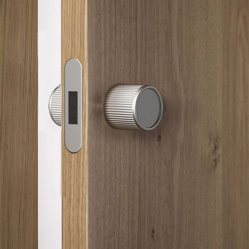 极简圆球形卧室门锁具室内房间木门轻奢静音磁吸家用通用型门把手