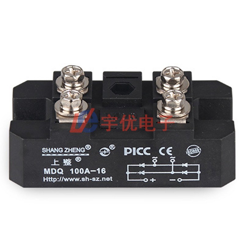 MDQ100A-16上整单相整流桥模块 桥式整流器模块MDQ100A1600V 现货