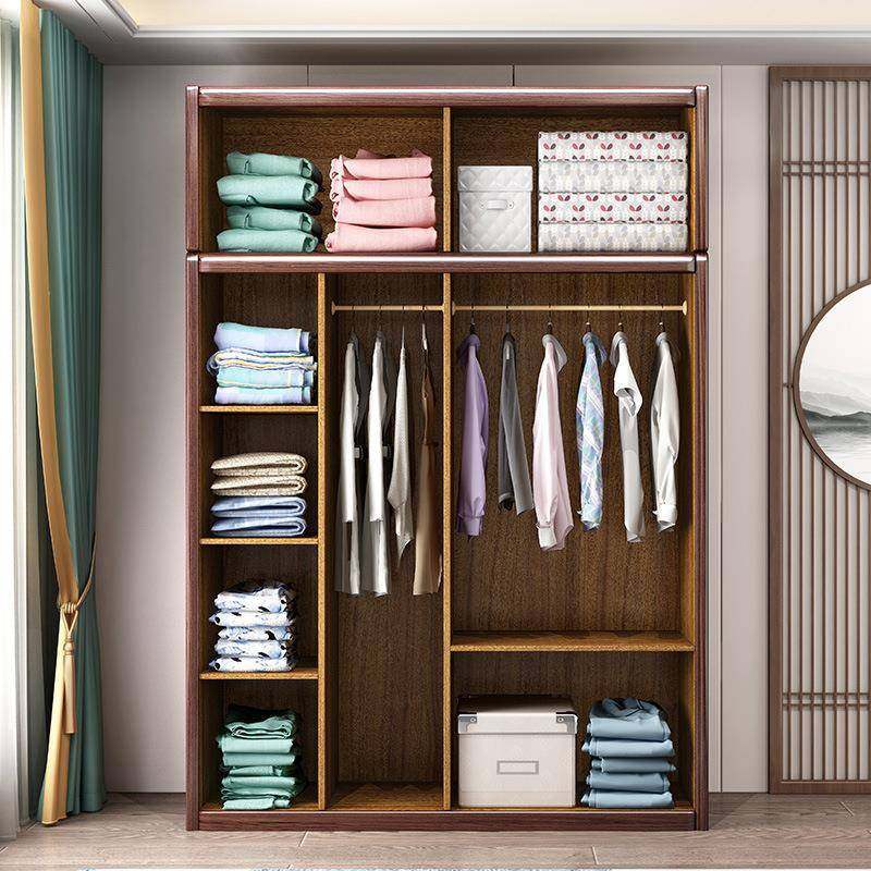 【折扣价】胡桃木中式实木衣柜两门木质滑移门家用储物收纳衣柜推,鲜花速递/花卉仿真/绿植园艺,其它园艺用品,淘宝优惠券,粉丝福利购,淘宝优惠卷