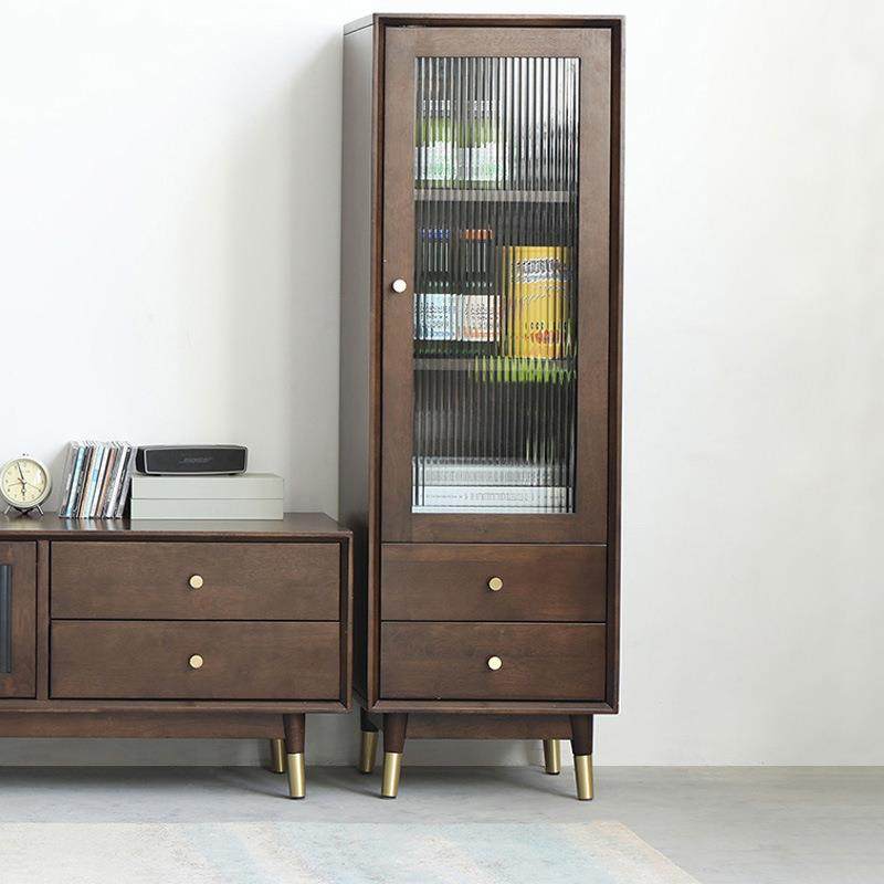 【折扣价】客厅电视柜组合边柜小酒柜轻奢风立柜实木旁柜装饰柜展