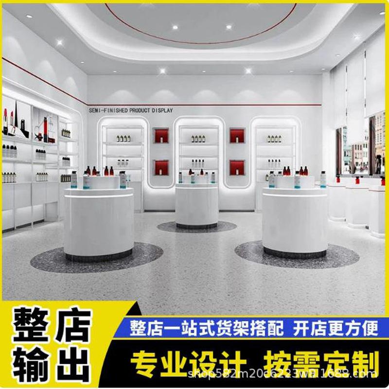 【折扣价】公司展厅产品展示台发光异形中岛柜烤漆展示柜科技模型