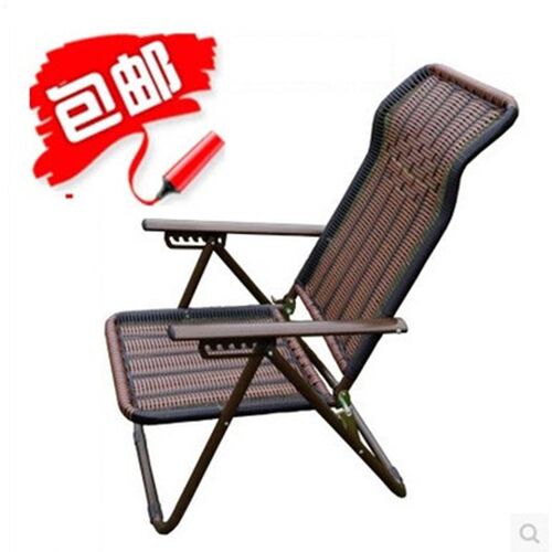 躺椅折叠藤椅 午睡椅躺椅阳台休闲椅 清凉藤编椅 陪护椅两折藤椅