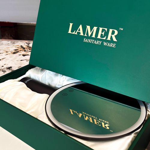 LAMER化妆镜LED智能补妆桌面台式梳妆镜网红大牌伴手礼高级感礼物