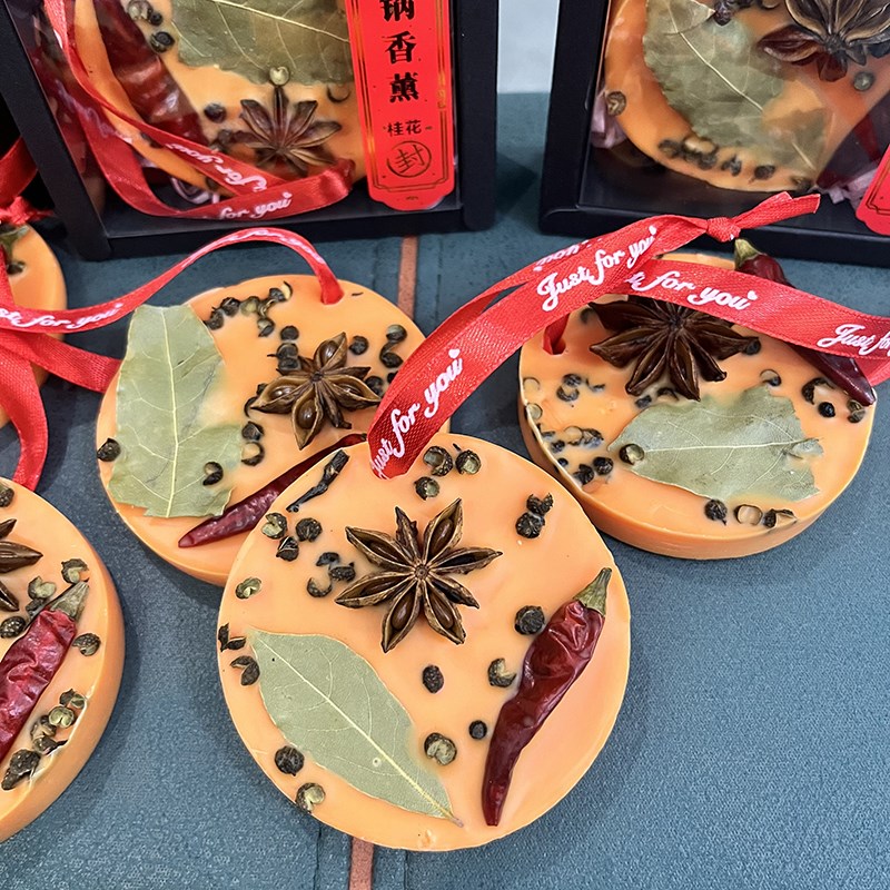 火锅香薰蜡片重庆四川成都文创伴手礼衣柜香薰持久留香旅游伴手礼