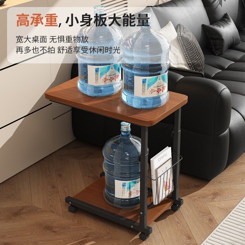 中古风小推车置物架可移动客厅复古茶几卧室餐边餐车意式收纳架子