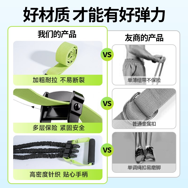 中考引体向上助力带辅助训练器拉伸家用室内单杠弹力带拉力绳健身