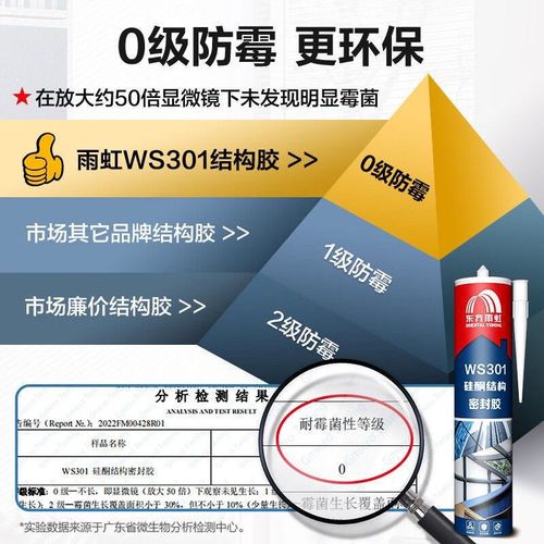 结构胶WS301门窗户外耐候中性硅酮密封胶室外幕墙胶黑色软胶