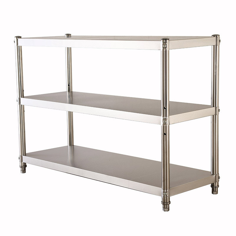 厨房置物家落地3层不锈钢架波炉架烤箱微锅架架用多层收纳储物架