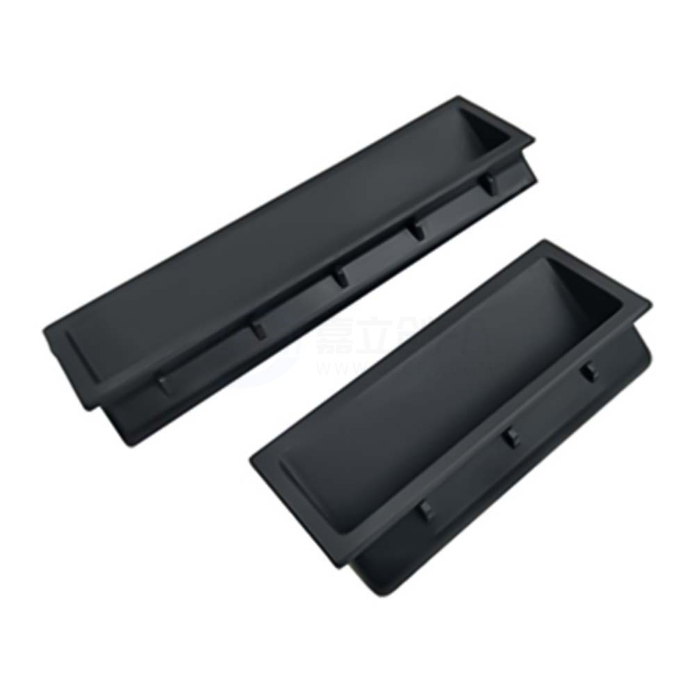XAD21-A94 黑色嵌入扣手XAD21-A110工业隐藏式门把手塑胶暗式拉手
