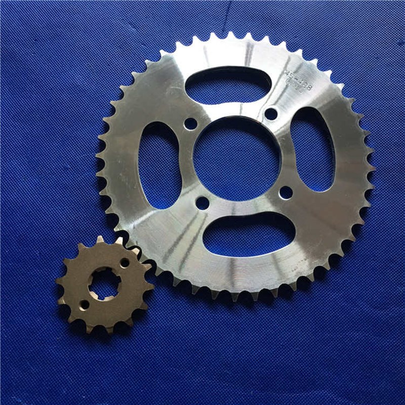 适用铃木摩托车悍骏GR150 提速GA150套链加厚链条牙盘齿轮三件套