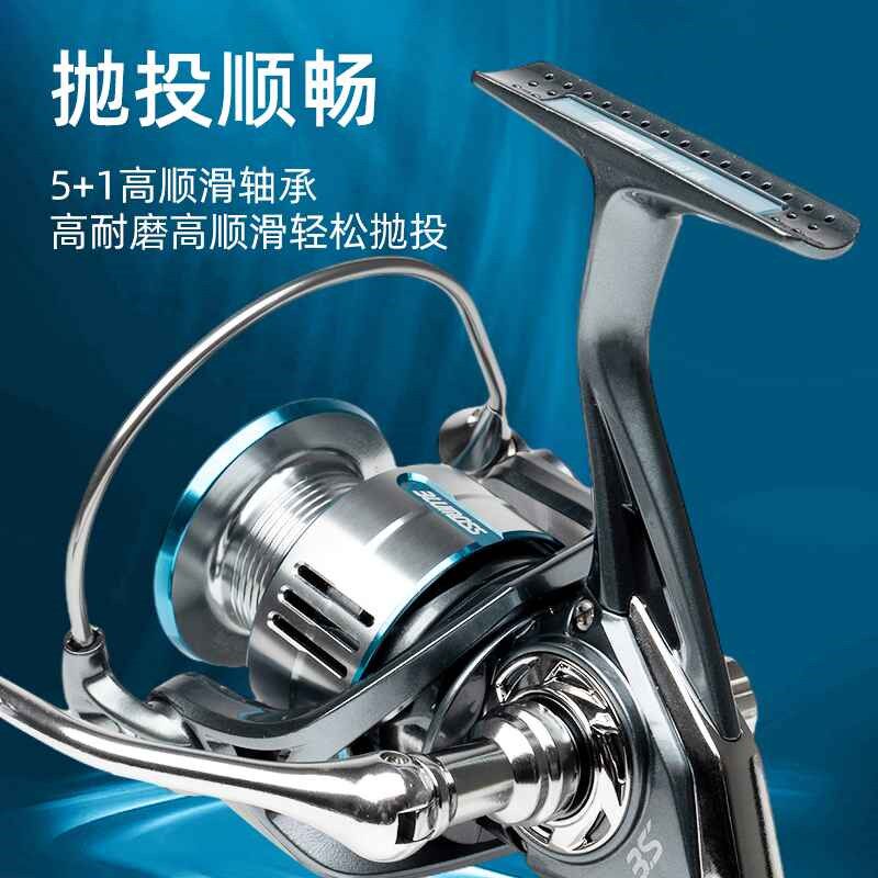 路亚轮 海明威蓝魔2024款 纺车轮渔轮绕线轮全水域泛用金属