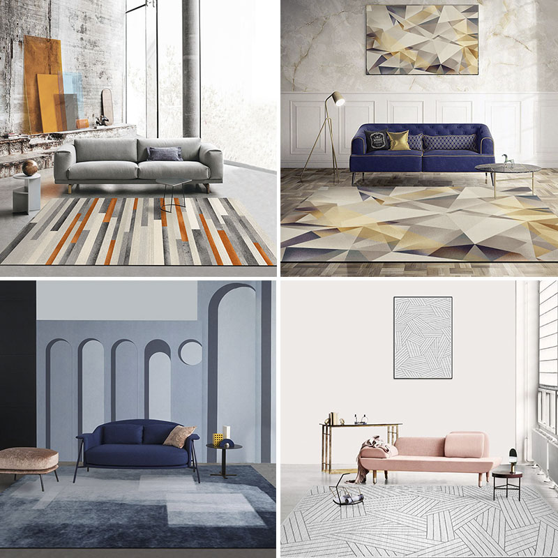 地毯客厅北欧ins风简约现代卧室房间沙发茶几地垫大面积满铺家用