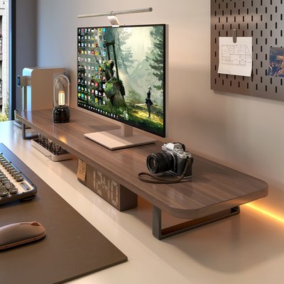 电脑增高架电竞房桌面置物架工位显示器底座支撑架加宽笔记本支架