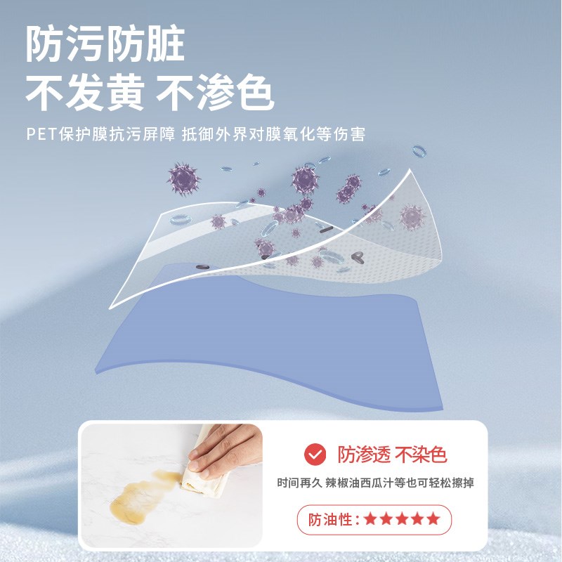 透明桌面保护膜自粘实木茶桌桌子防水防烫大理石岩板台面家具贴膜
