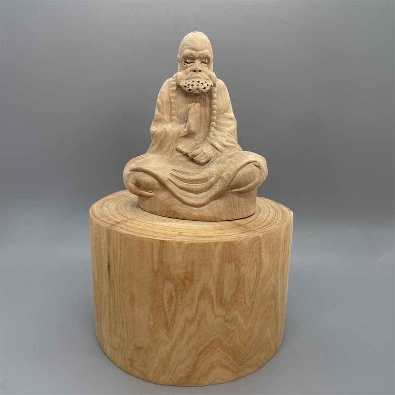 崖柏木墩木料原木实木花盆火炉底座增高隔热杯垫摆件装饰树桩木桩