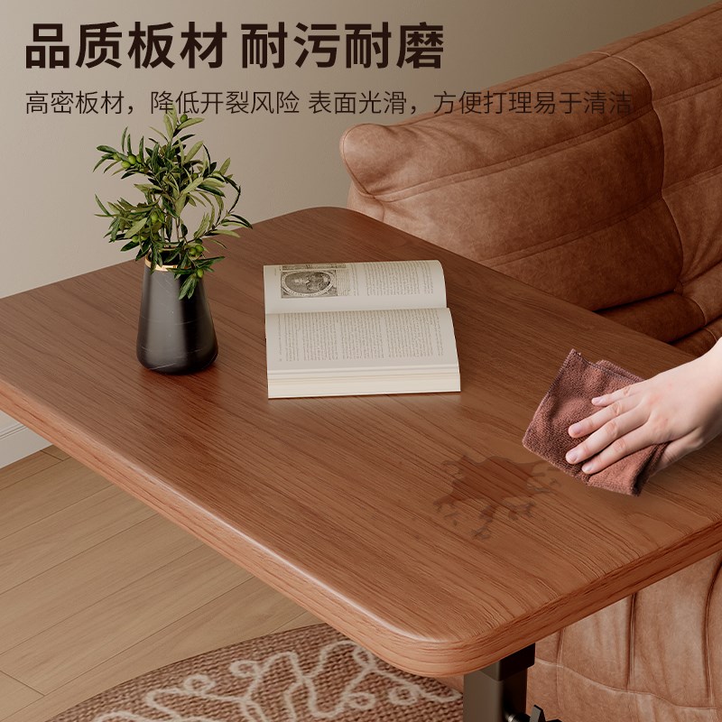 升降书桌懒人家用电脑桌可移动桌子折叠办公写字桌简易宿舍床边桌
