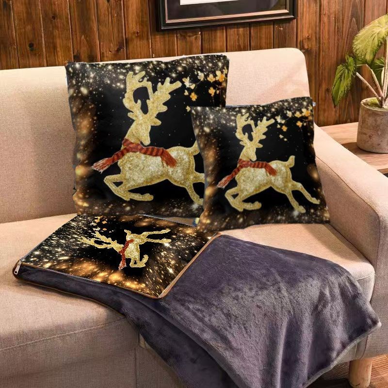 苒讯抱枕被子两用靠垫被沙发办公室午休靠枕头空调被车载靠背毛毯