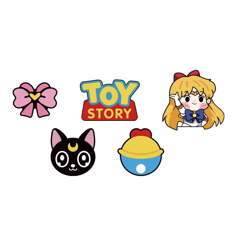 美少女战士贴纸头儿墙房间布置童面装饰用品公主卧室床画改造物件