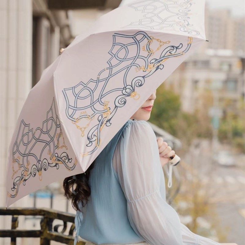 a雨伞折叠防黑胶遮阳小清新晴雨两用,居家日用,伞,淘宝优惠券,粉丝福利购,淘宝优惠卷