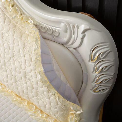 床头套罩水套绒绗绣海绵加厚床头软包掉皮布艺实木欧式床头晶定制