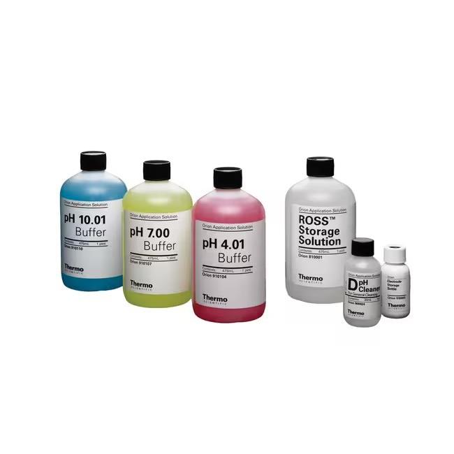 Orion910199pH缓冲液套装，含pH4.01,7.00,10.01标液+电极储存液