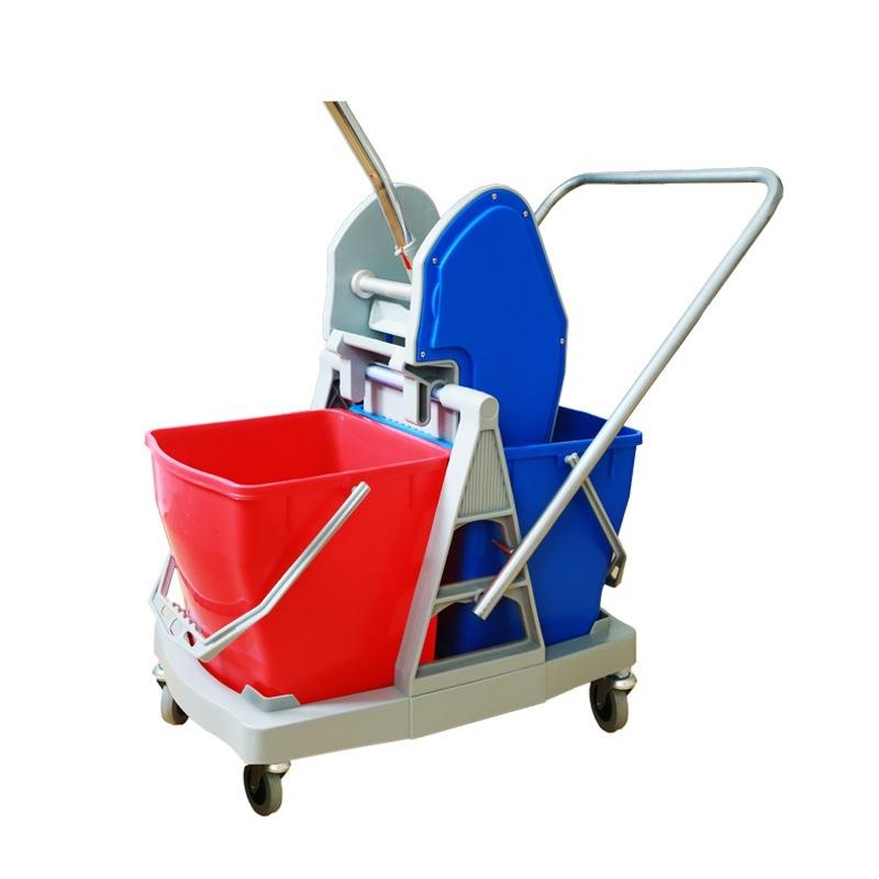 超宝B-045下压式双桶榨水车36L洗拖把清洁挤水桶柞地拖墩布工