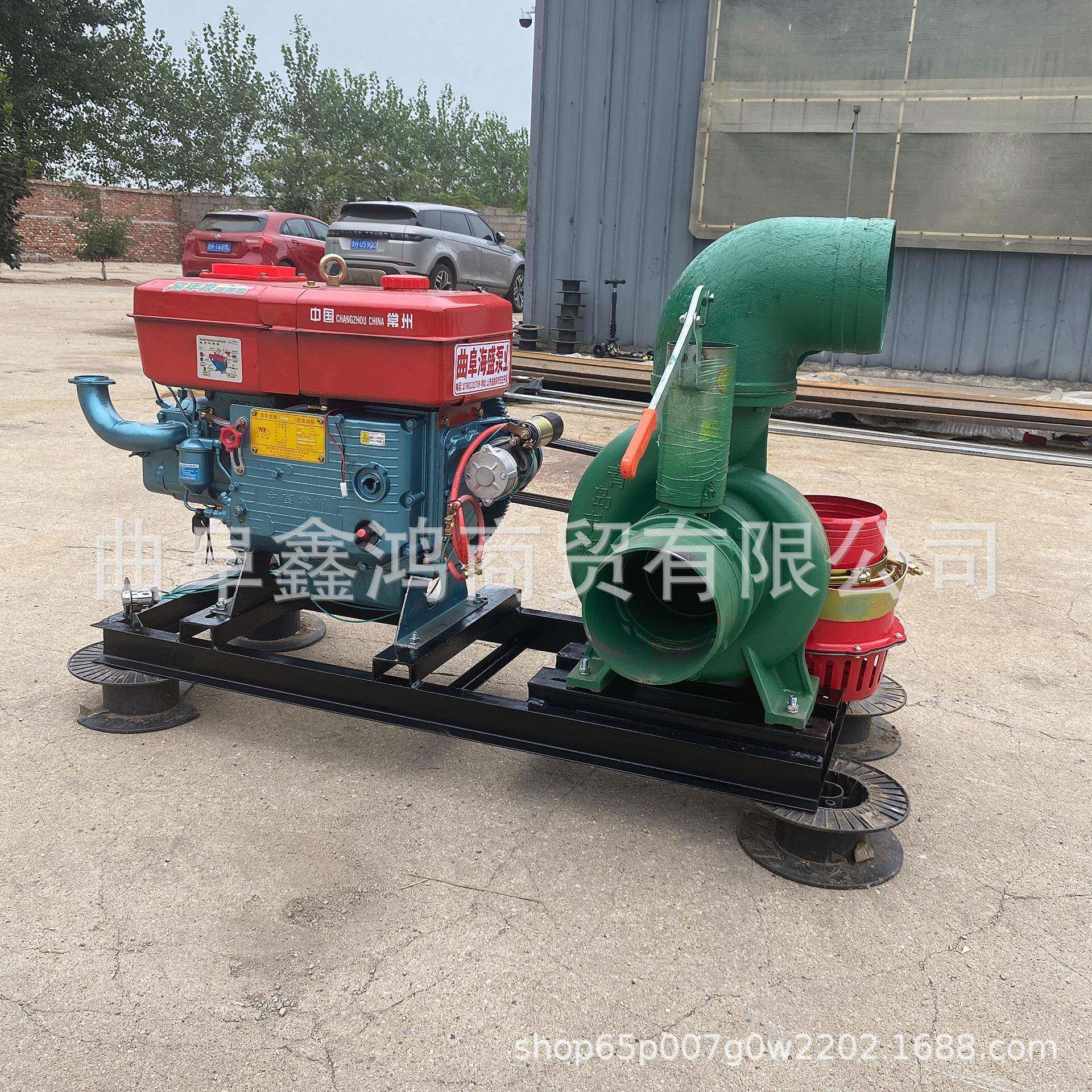 8寸离心泵水冷柴油框架款拖车款超大排量抗洪神器抽水泵