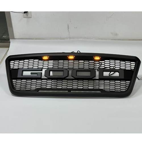 适用2004-2008年福特F150改装猛禽款中网大标前网格前脸中网改装