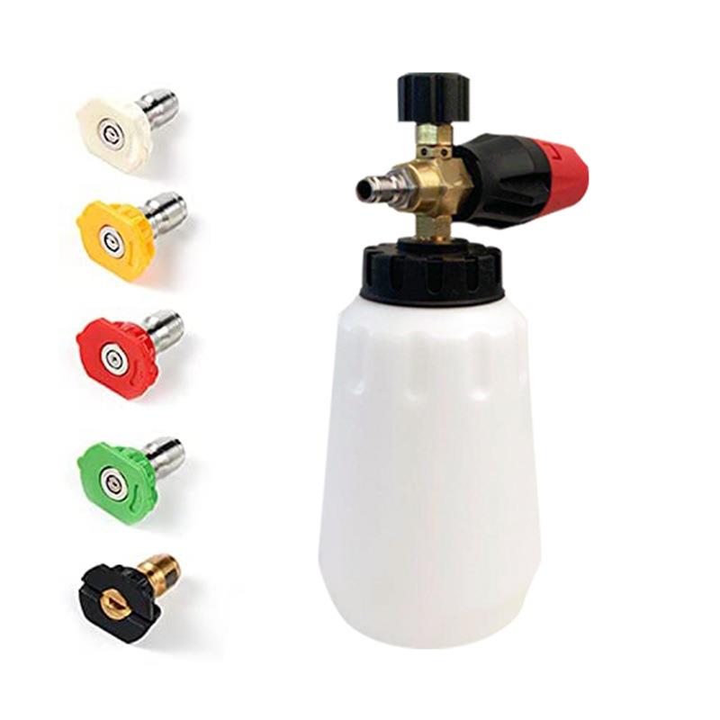 柏森大嘴泡沫喷壶家用洗车工具清洗机洗车机配件高压泡沫壶喷壶