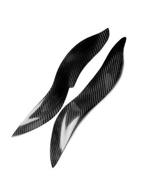 适用于03-06款老SmartW450碳纤维汽车改装灯眼眉大灯装饰条贴件