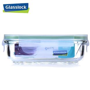GLASSLOCK玻璃饭盒微波炉用长方型圆形保鲜盒便当盒