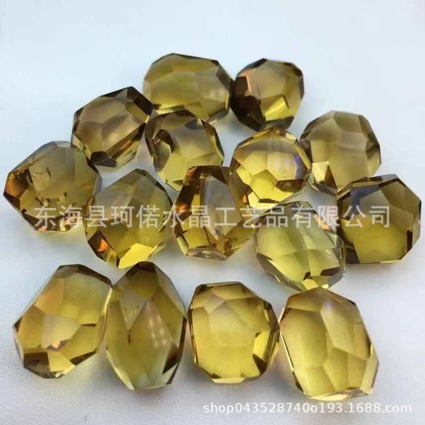 工厂直销高品质天然材料黄水晶随形用于装饰