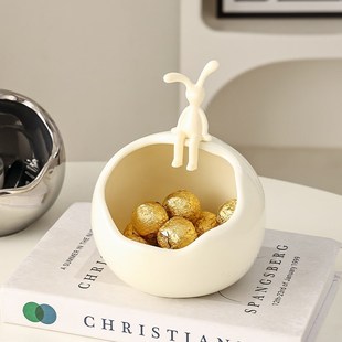 创意放钥匙收纳摆件办公室现代轻奢网红玄关鞋柜入户进门口装饰品