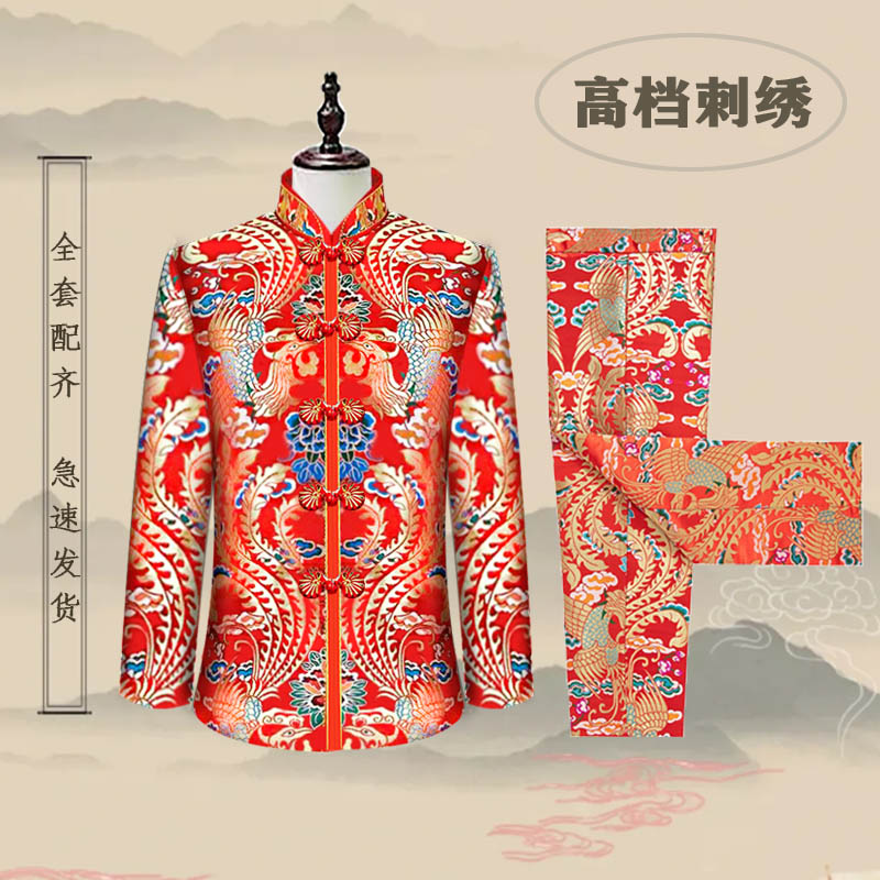 老人寿衣女款全套冲喜现代年轻款真丝刺绣殡葬用品送老衣