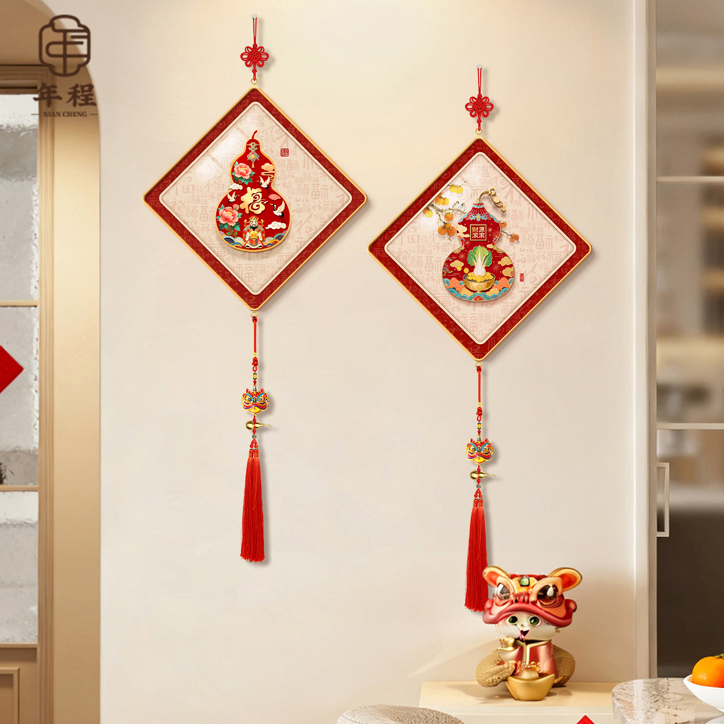 【热销爆款】福禄葫芦装饰画挂件