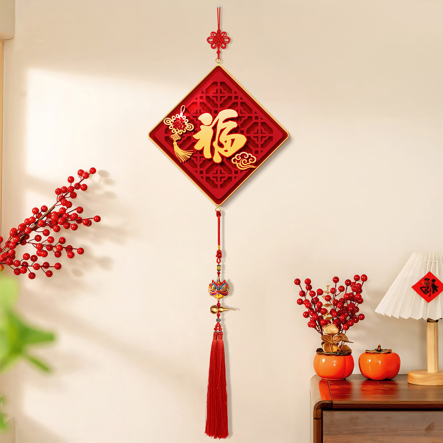 【新款热销】福字锦鲤装饰挂件