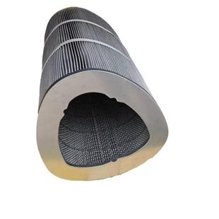 防静电覆膜聚酯布折叠式 660mm 空气滤筒348