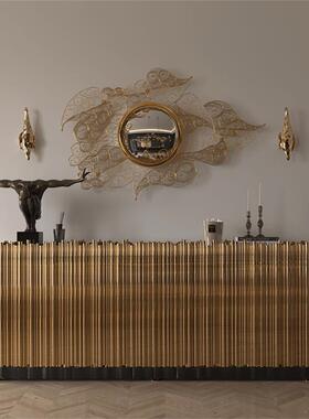 不锈钢餐边柜轻奢boca实木边柜供应意式不锈钢餐边柜意大利家具