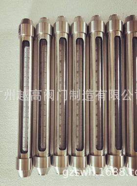 FA100拉杆式玻璃转子流量计不锈钢浮子流量计有机玻璃流量标定柱
