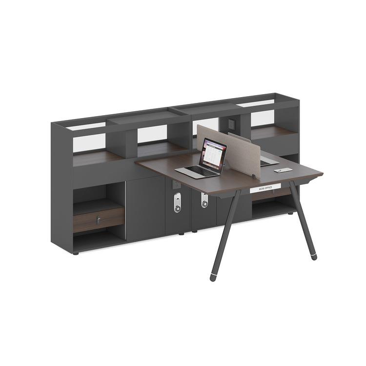 KuiShue巨树双人位职员桌公司卡位办公桌转角卡座组合电脑台