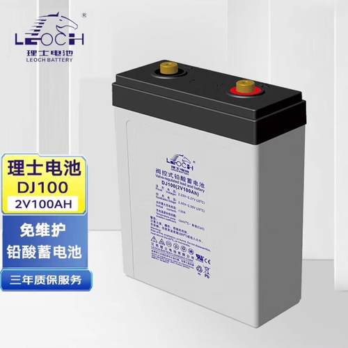 LEOCH理士铅酸蓄电池DJ1002V100AH直流电源铁路信号配套电池D