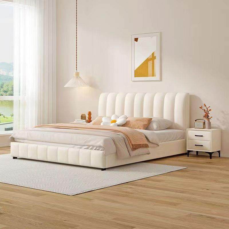 布艺床科技布实木床双人主卧大床轻奢婚床家用软包床单人床,3C数码配件,USB灯,淘宝优惠券,粉丝福利购,淘宝优惠卷