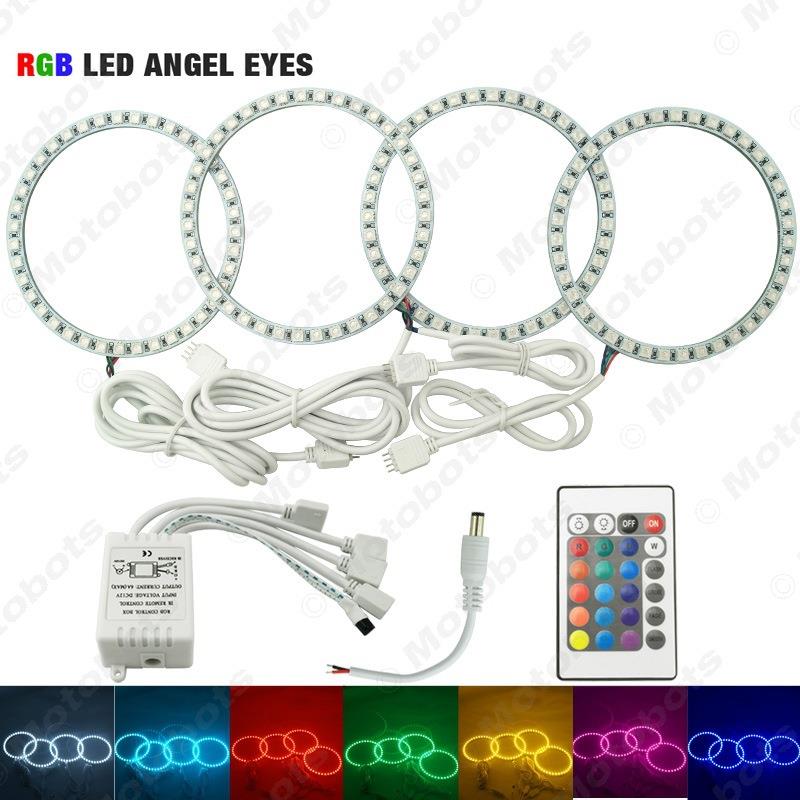 RGB-5050SMD适用宝马BMWE30/E32/E34RGB改装天使眼光圈大灯